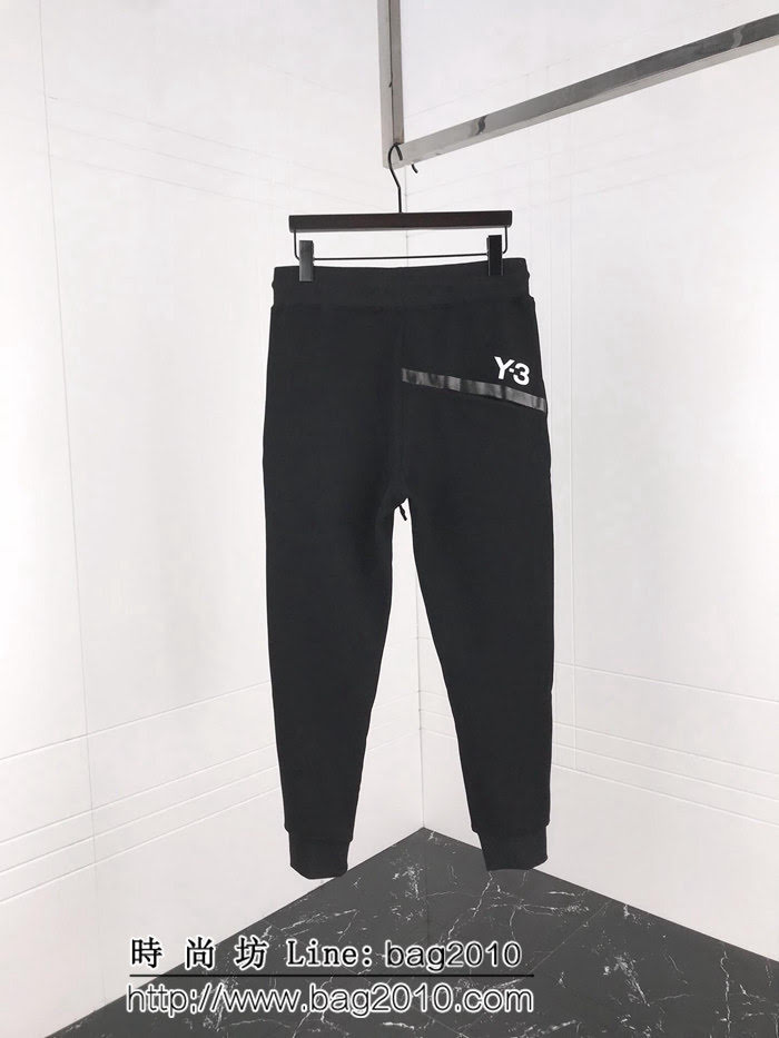 Y-3山本耀司 18年秋冬新款 休閒保暖 男款加絨衛褲 ydi1841